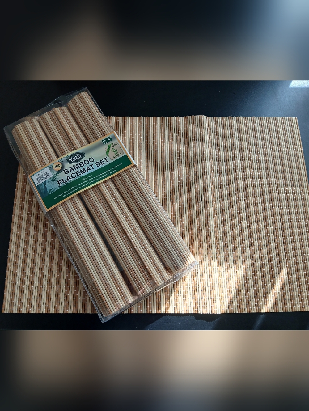 New Bamboo placemats Or Sushi Roll Matts set of 4
